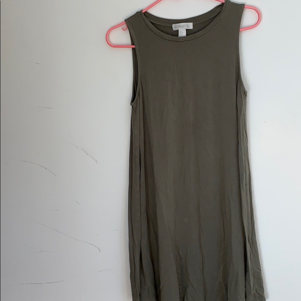 OLIVE DRESS - Picture 2 of 3